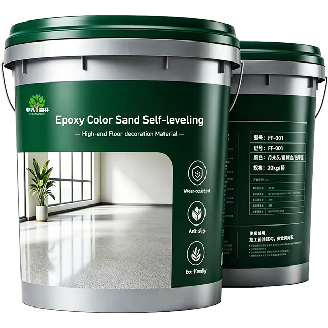 Epoxy Colored Sand Self-Leveling Flooring