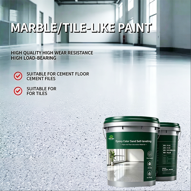 Epoxy Colored Sand Self-Leveling Flooring
